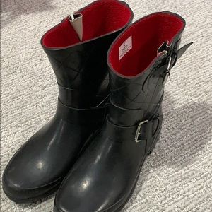 Sperry moto rain boots